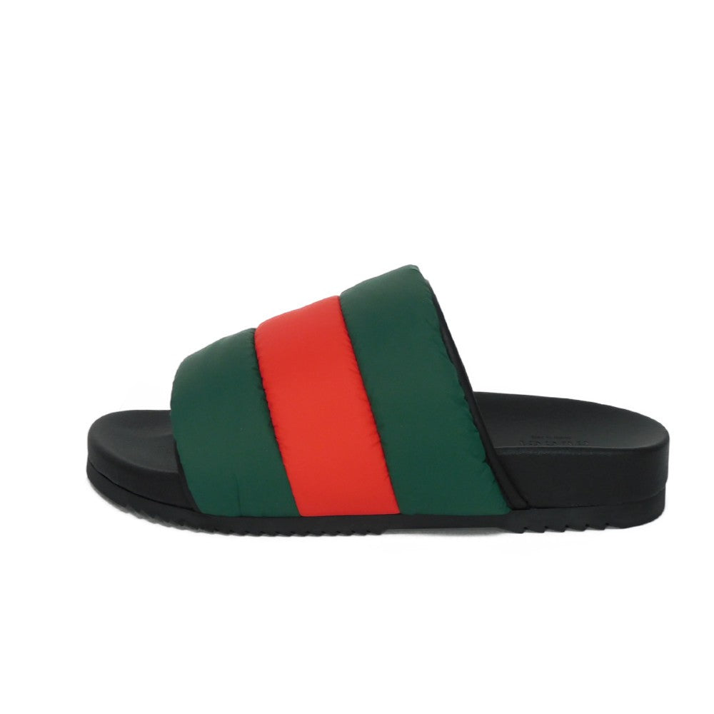 Gucci Padded Web Slide Sandals