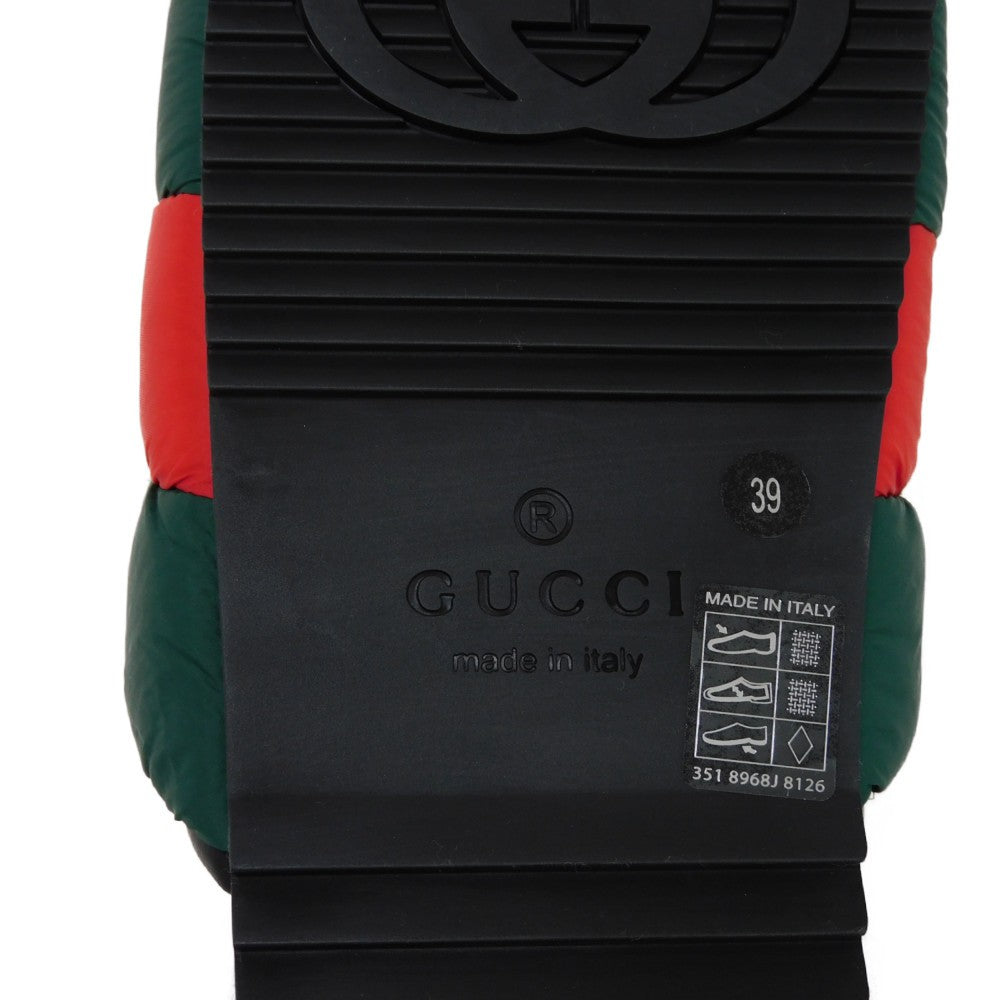 Gucci Padded Web Slide Sandals