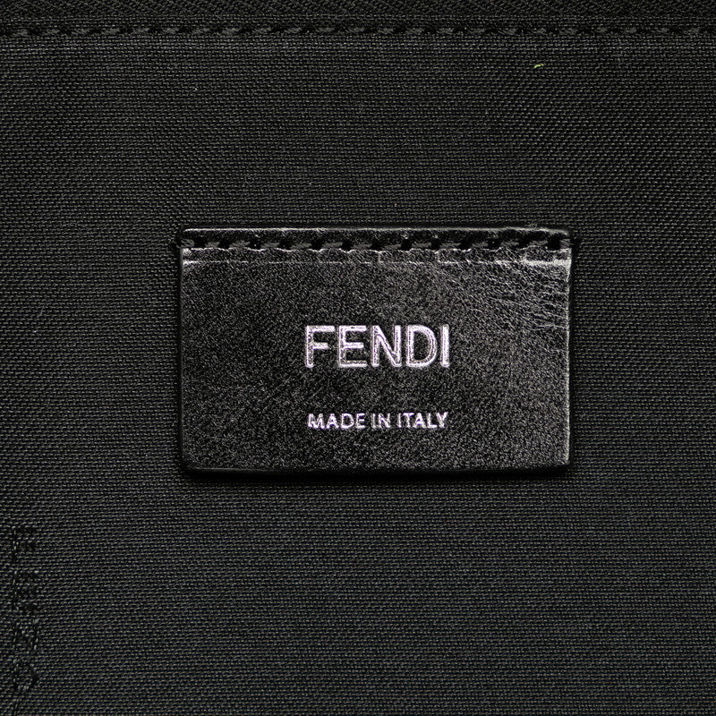 Fendi Nylon PVC Leather Zucca Backpack 7VZ042 in Great Condition