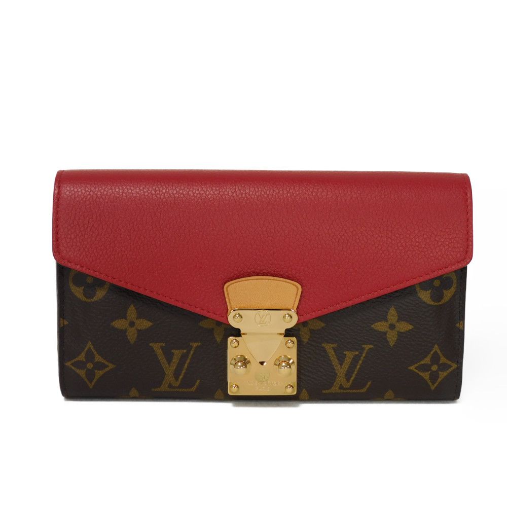 Louis Vuitton Monogram Canvas Calf Leather Wallet