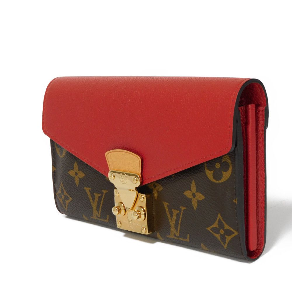 Louis Vuitton Monogram Canvas Calf Leather Wallet