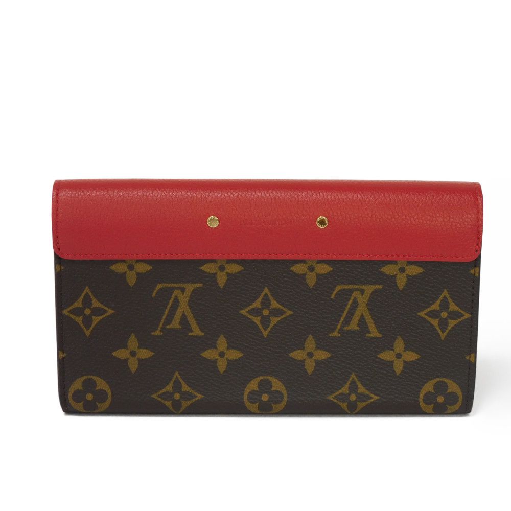 Louis Vuitton Monogram Canvas Calf Leather Wallet