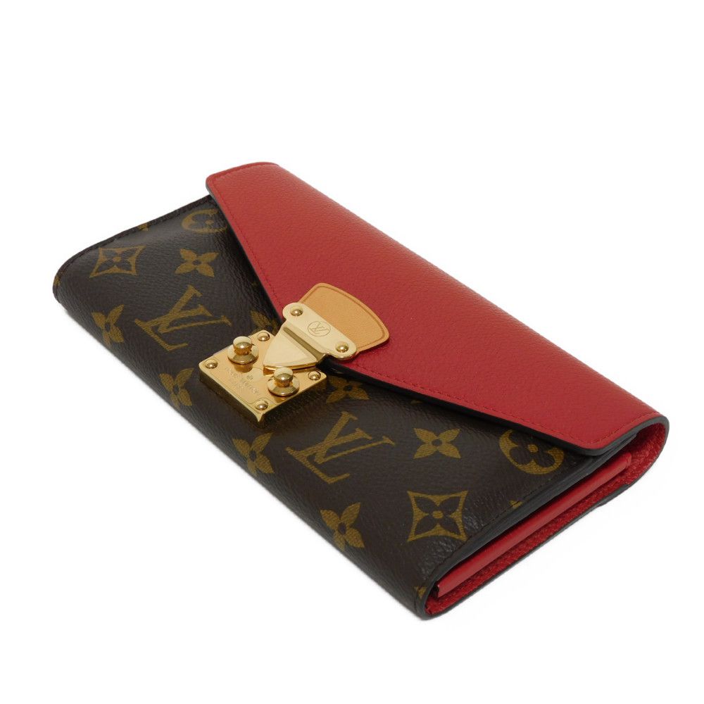 Louis Vuitton Monogram Canvas Calf Leather Wallet