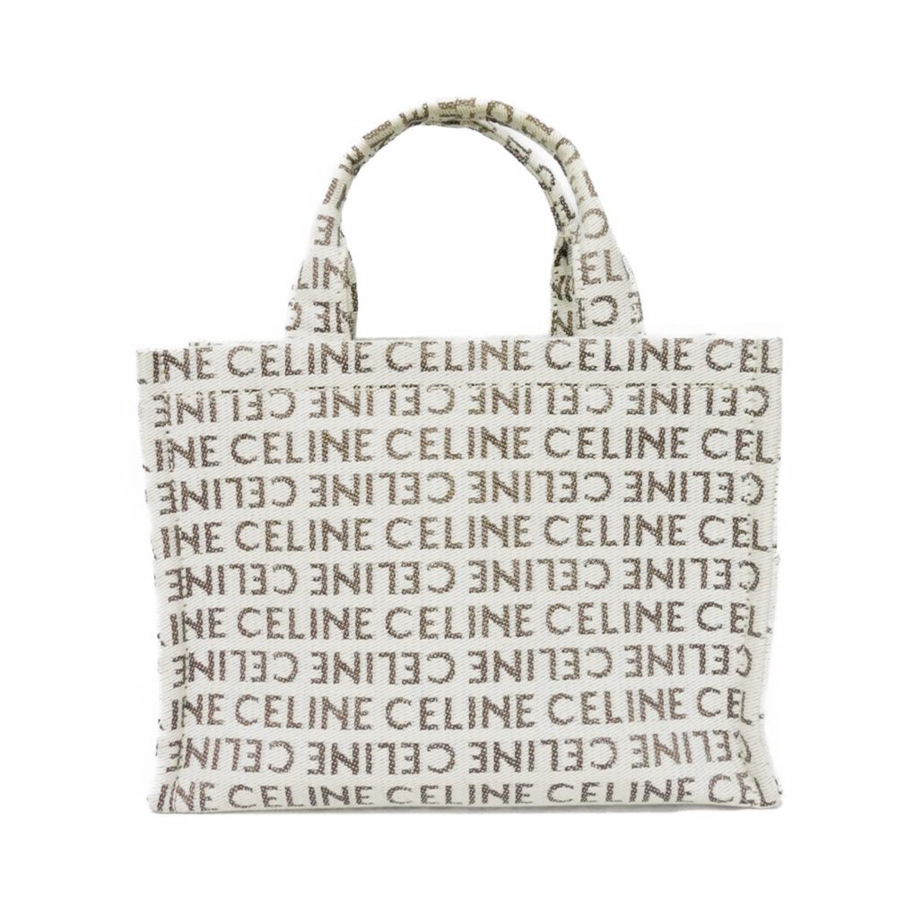 Celine Small Cabas Tote Textile Calfskin