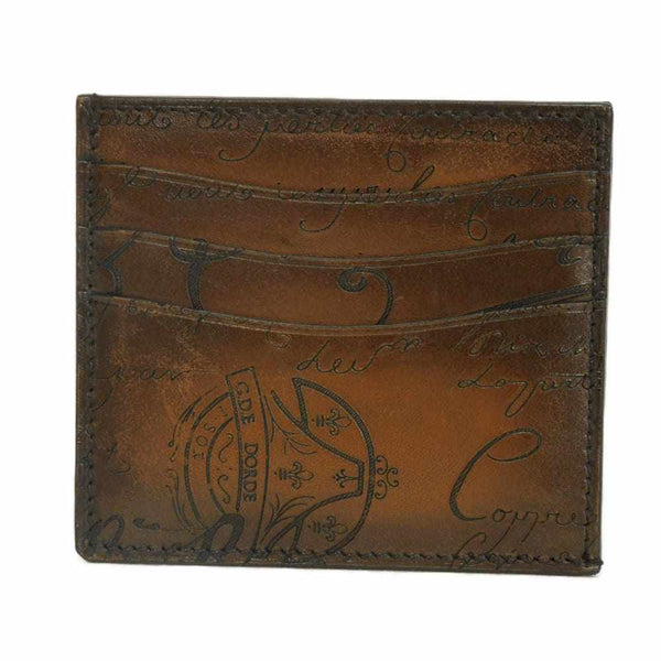 Berluti Bamboo Venezia Calf Card Case