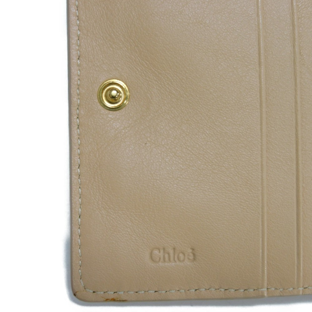 Chloe Vic Bifold Wallet Smooth Calfskin