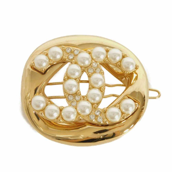Chanel Coco Mark Pearl Barrette