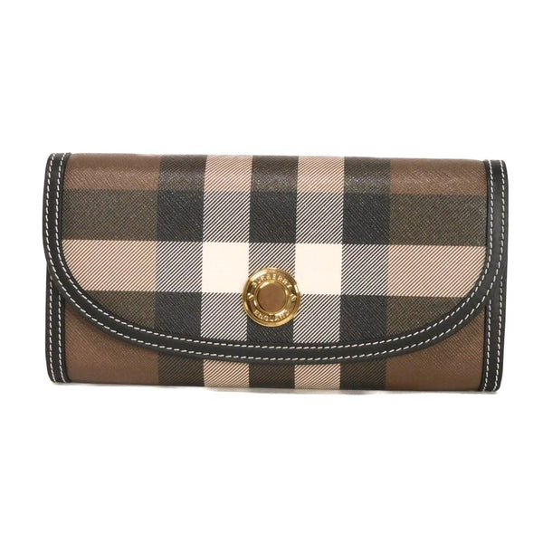 Burberry Halton Check Long Wallet