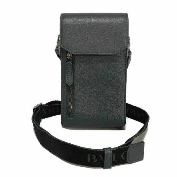 Bvlgari BB MAN Grain Calf Leather Shoulder Bag