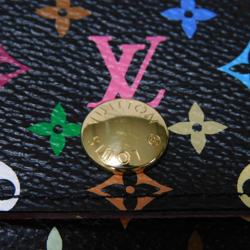 Louis Vuitton Multicolor Canvas Leather Key Case