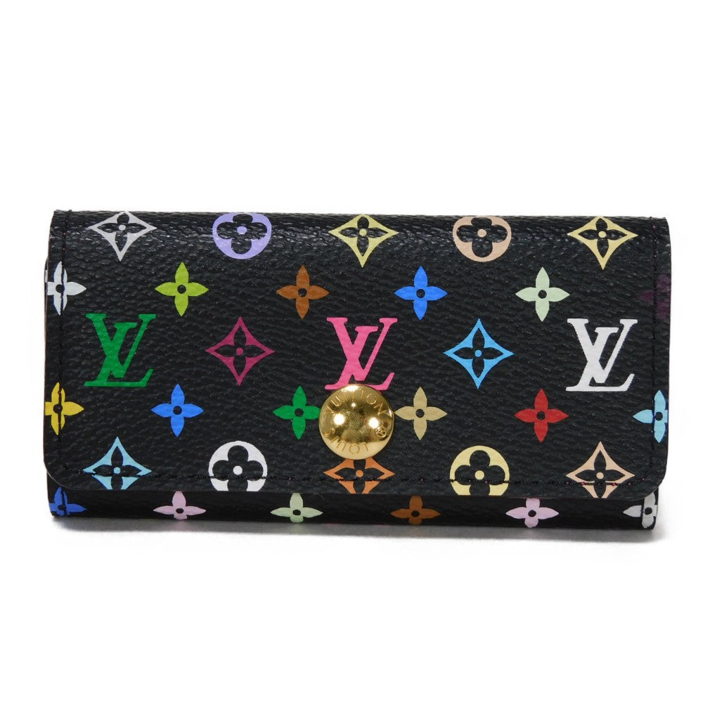 Louis Vuitton Multicolor Canvas Leather Key Case