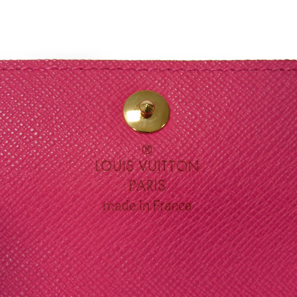 Louis Vuitton Multicolor Canvas Leather Key Case