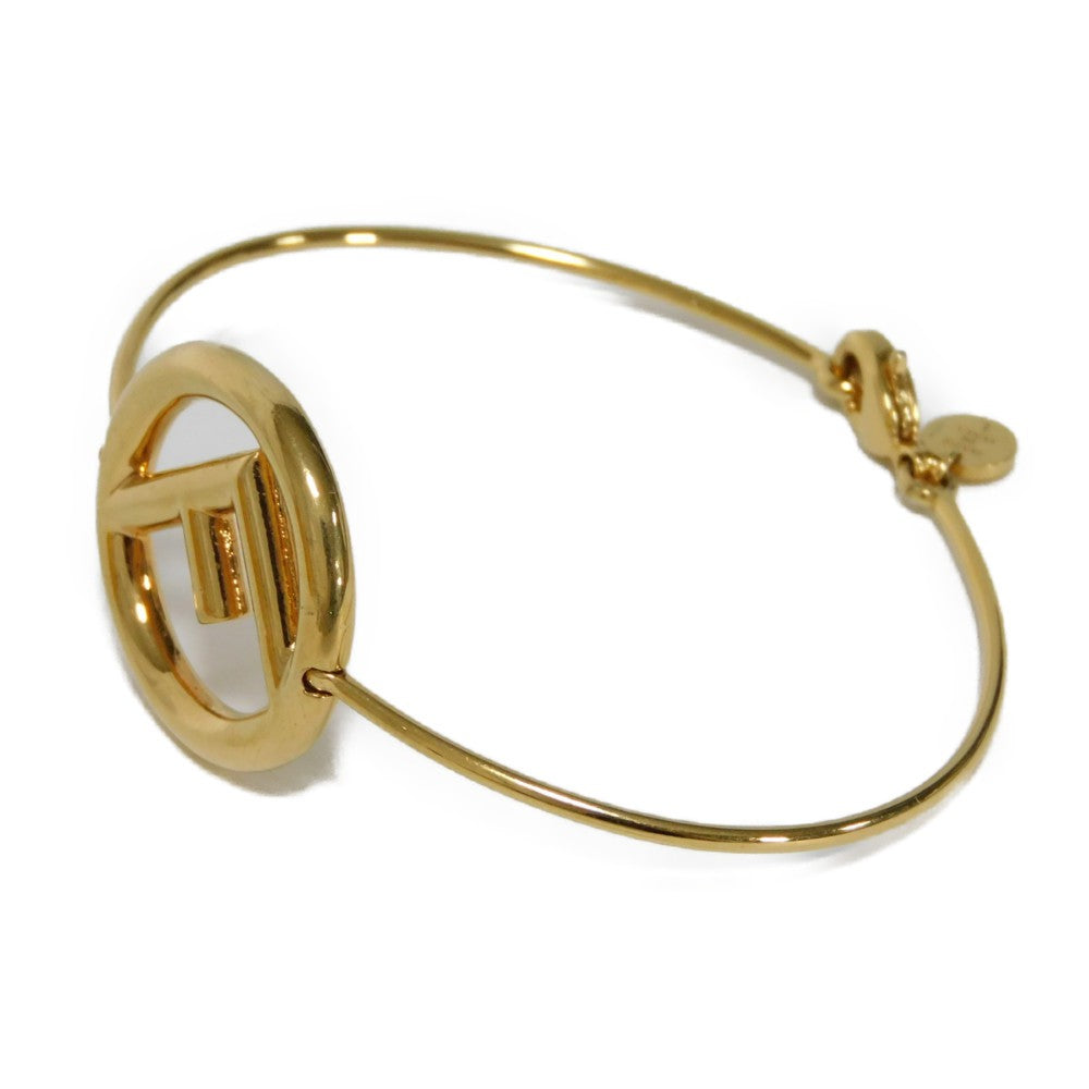 Fendi Bronze Narrow Bangle Bracelet 8AG762