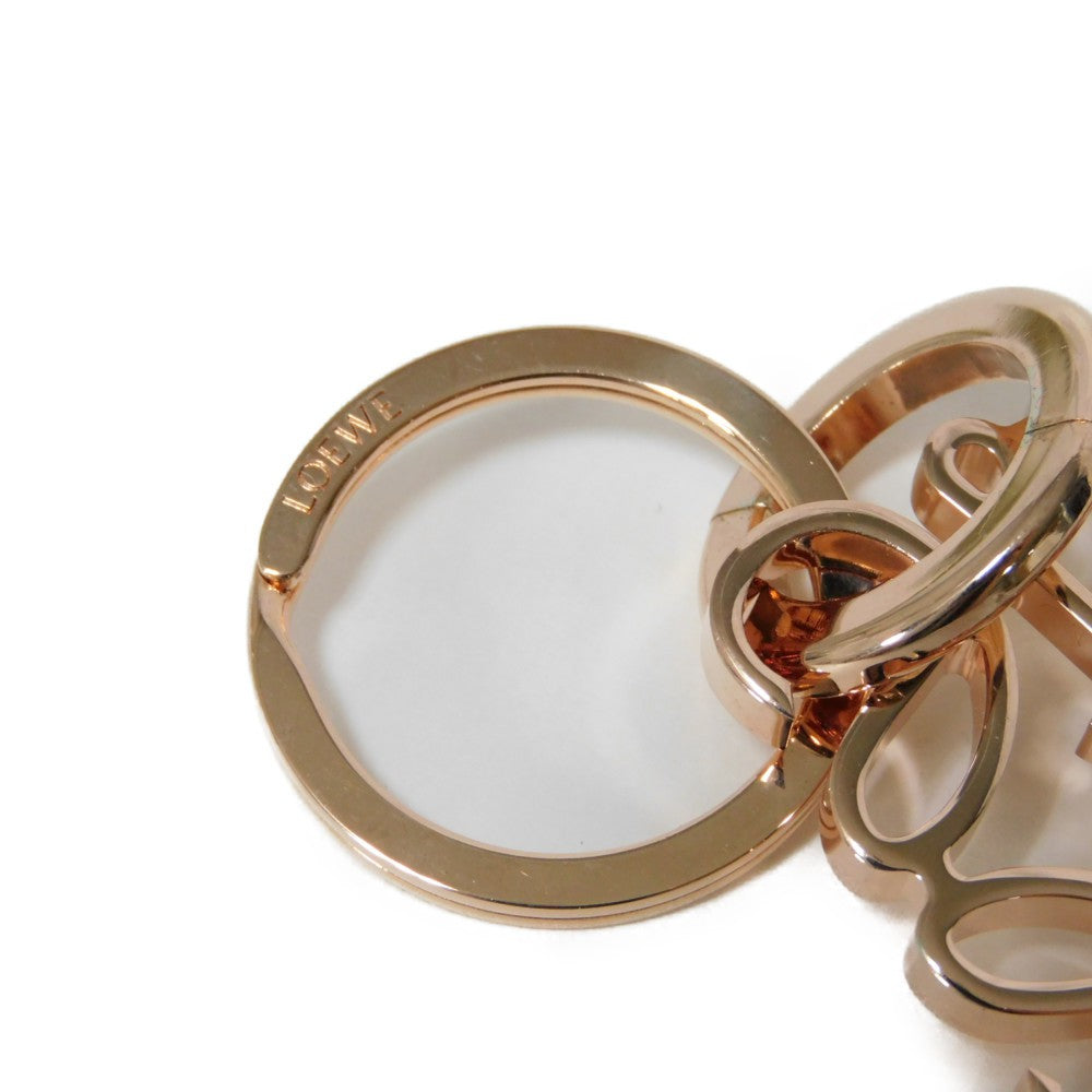 Loewe Anagram Keyring Brass Keychain