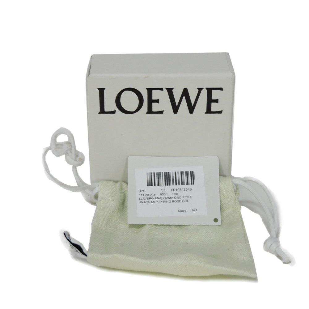 Loewe Anagram Keyring Brass Keychain