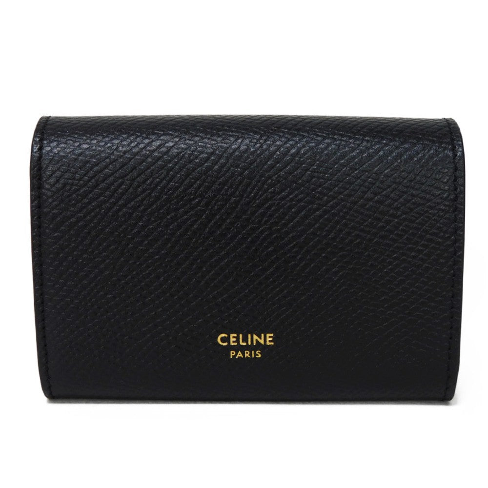 Celine Card Holder Grained Calfskin