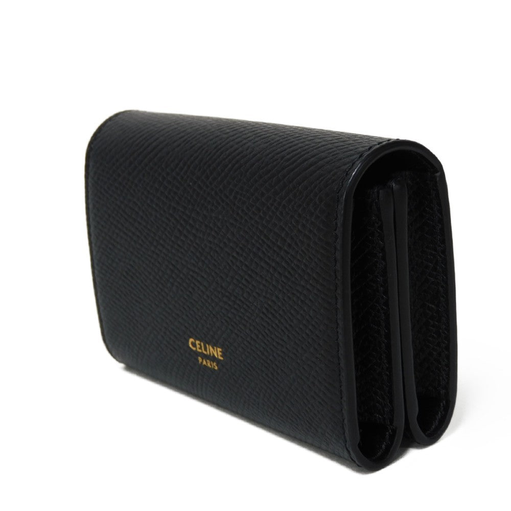 Celine Card Holder Grained Calfskin