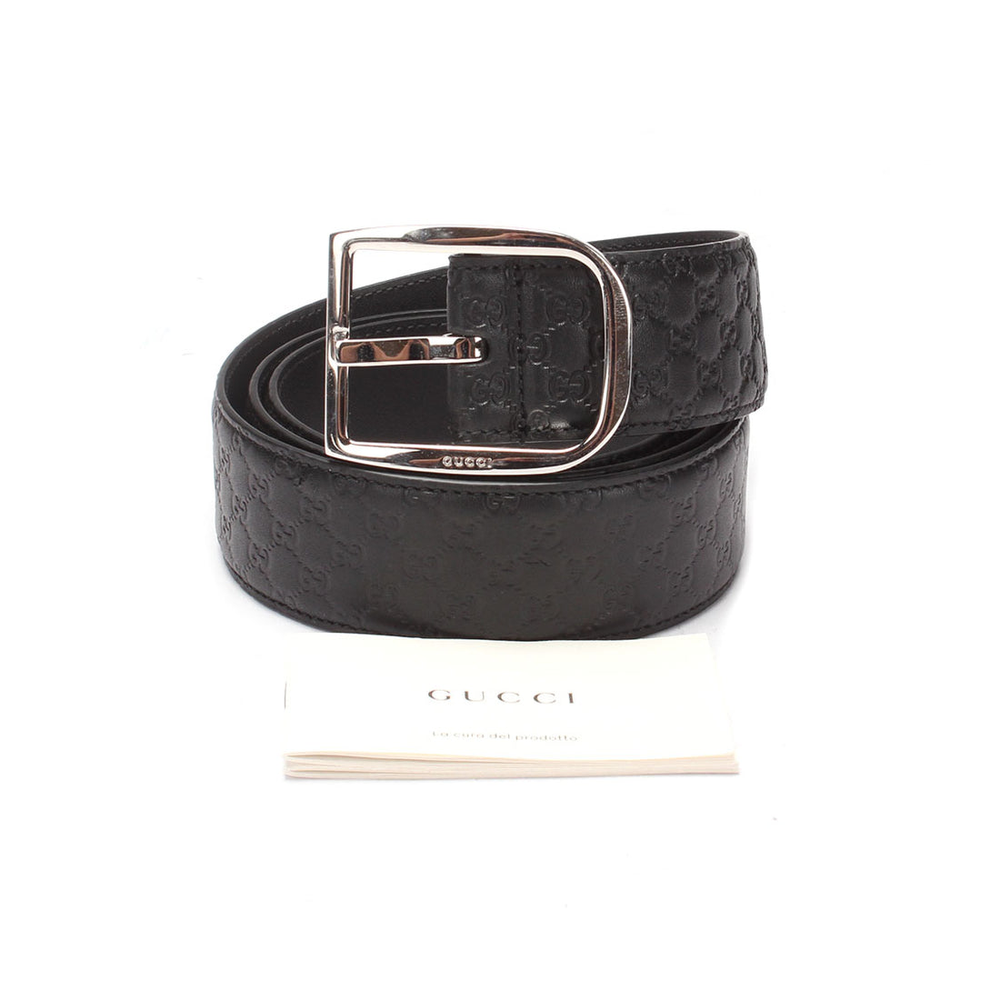 Microguccissima Leather Belt 449716