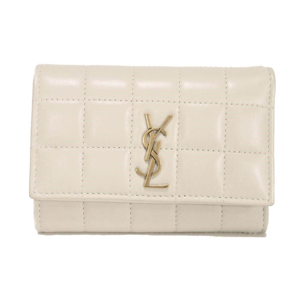 Saint Laurent Paris Cassandra Nappa Trifold Wallet