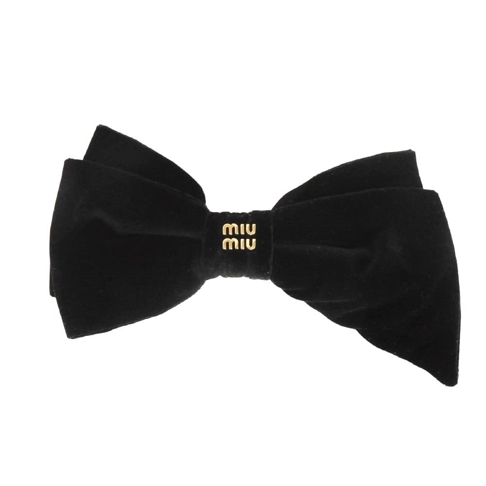 MIU MIU Ribbon Velvet Hair Clip