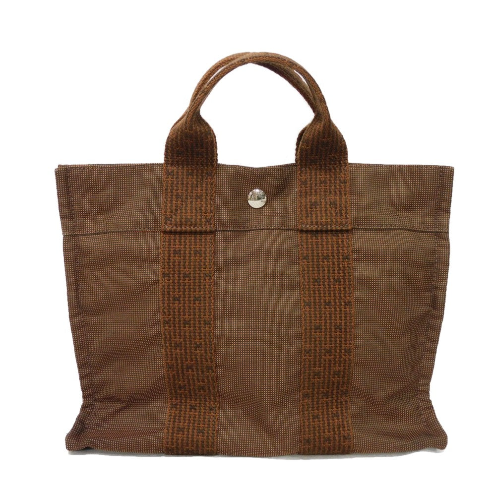 Hermes Nylon Canvas Herline PM Tote Bag