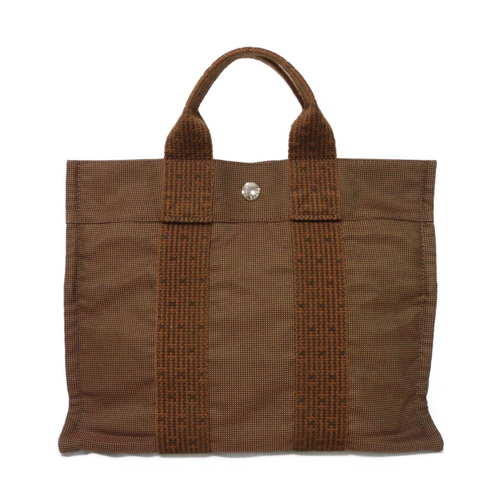 Hermes Nylon Canvas Herline PM Tote Bag