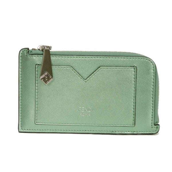 FENDI FF Diamond Calfskin Coin Case