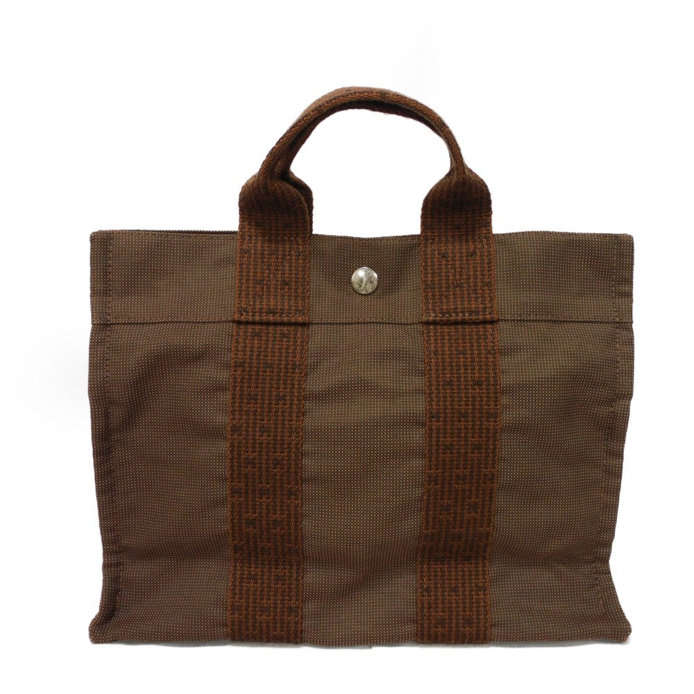 Hermes Nylon Canvas Herline PM Tote Bag