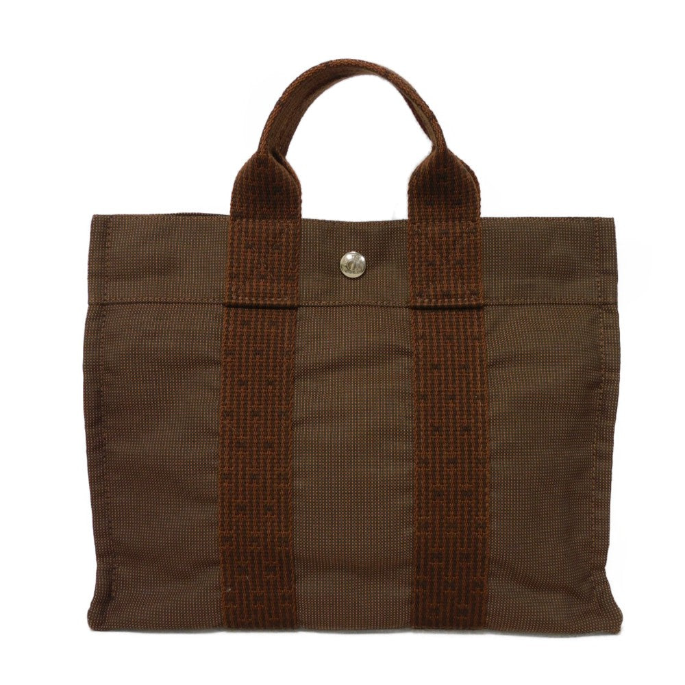 Hermes Nylon Canvas Herline PM Tote Bag