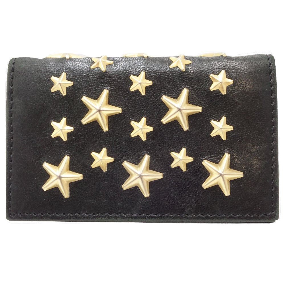 Jimmy Choo Star Studs Leather Card Case