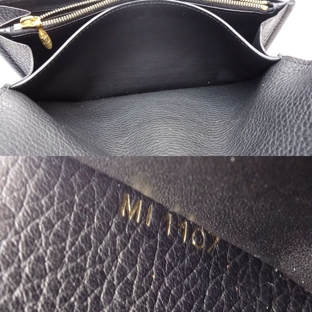 Louis Vuitton Capucines Long Wallet Black