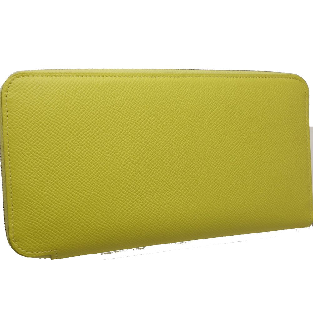 Hermes Azap Silk'in Long Wallet Yellow