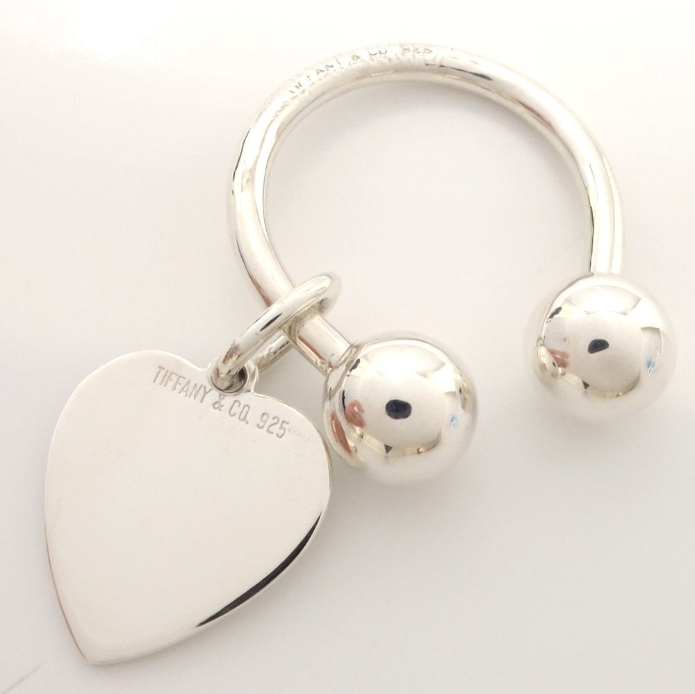 Tiffany & Co Silver 925 Heart Tag Keyring