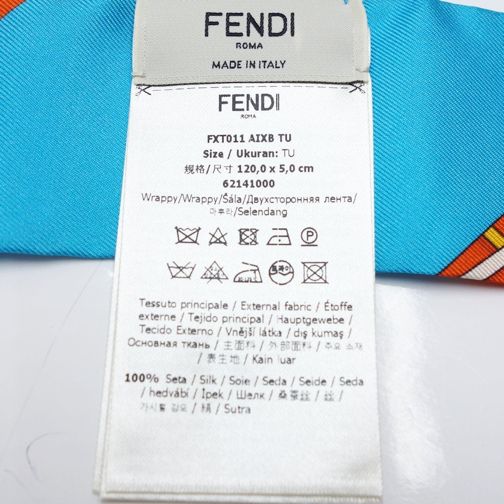 Fendi Silk Rappy Band Scarf FXT011