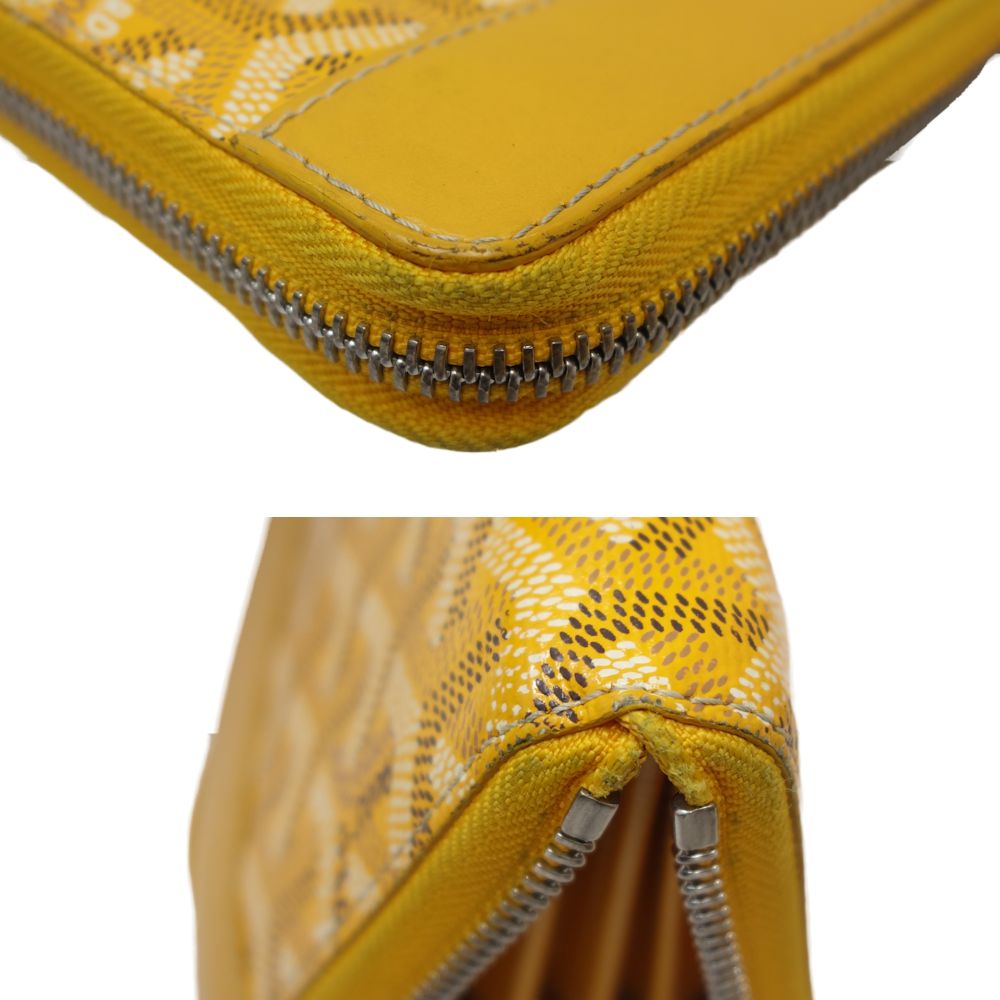 Goyard Matignon GM Yellow PVC Long Wallet