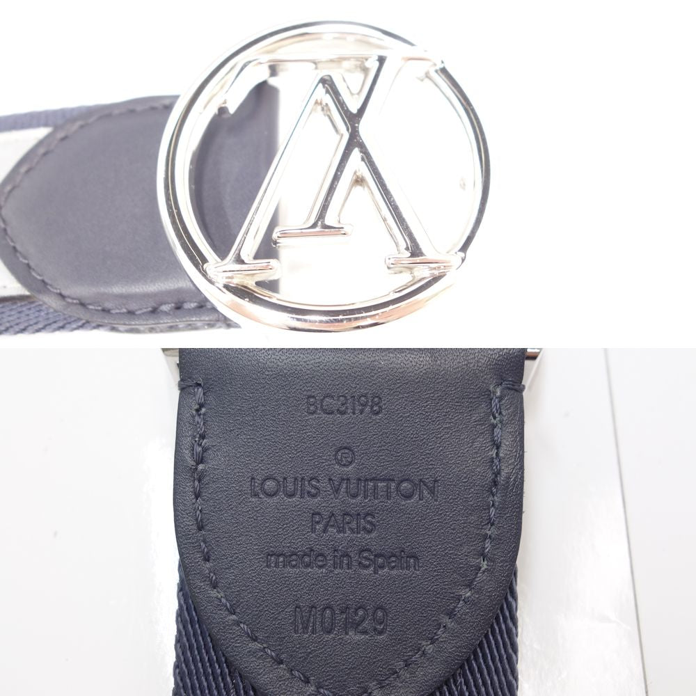 Louis Vuitton LV Circle Belt M0129 Navy Gray