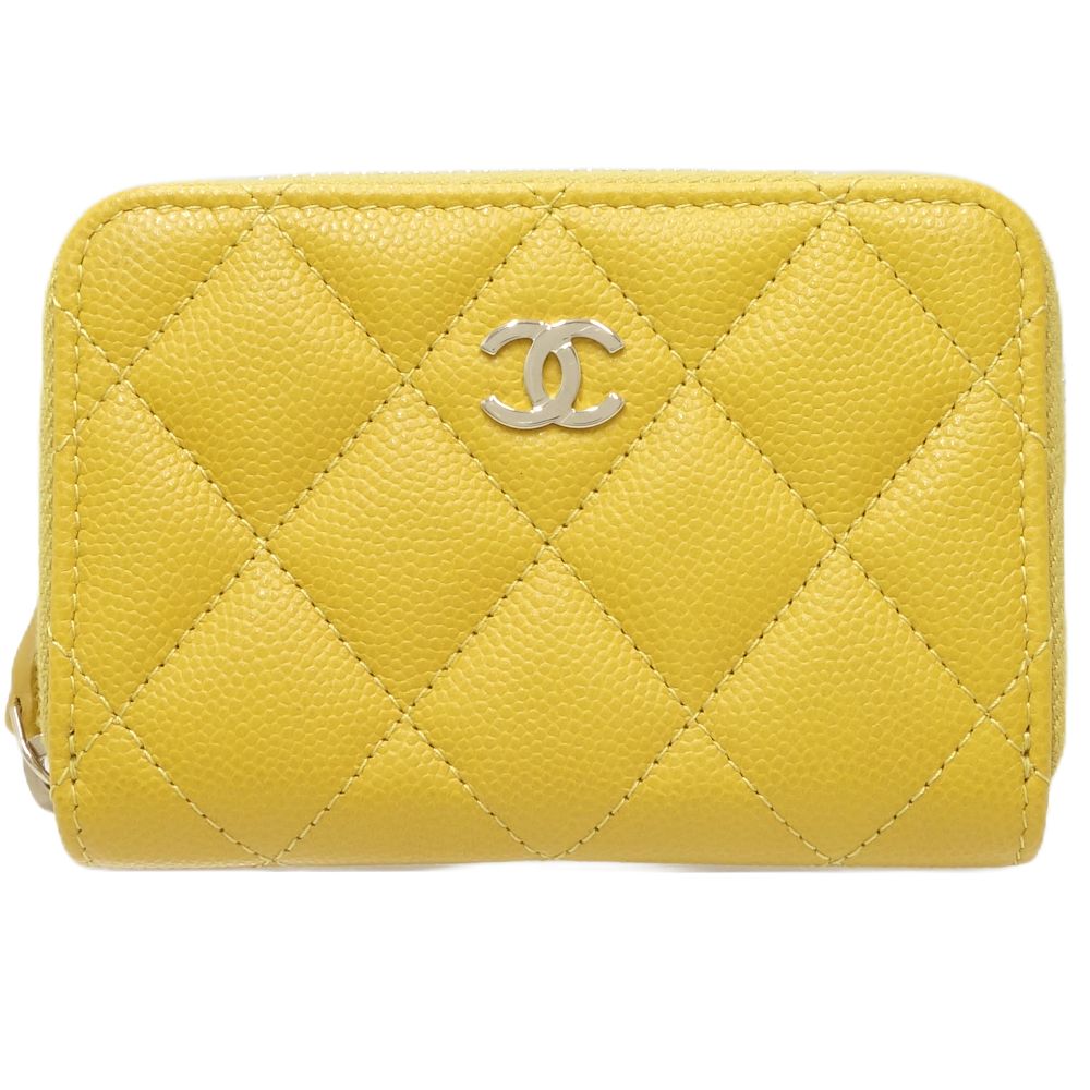 Chanel Caviar Skin Classic Zip Coin Purse AP0216