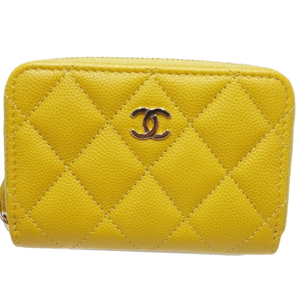 Chanel Caviar Skin Classic Zip Coin Purse AP0216