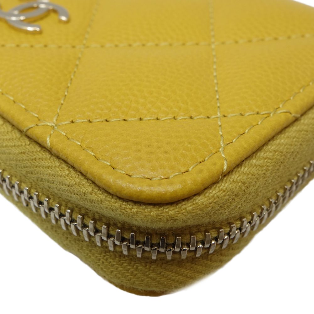 Chanel Caviar Skin Classic Zip Coin Purse AP0216