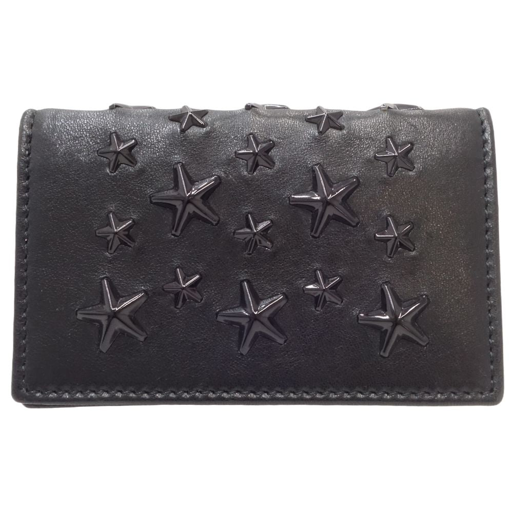 Jimmy Choo Star Studs NELLO Leather Card Case