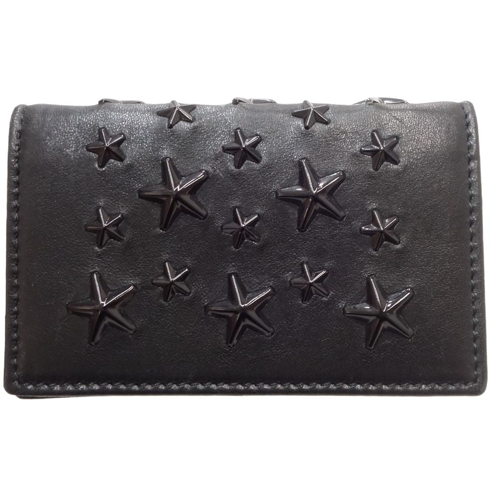 Jimmy Choo Star Studs NELLO Leather Card Case