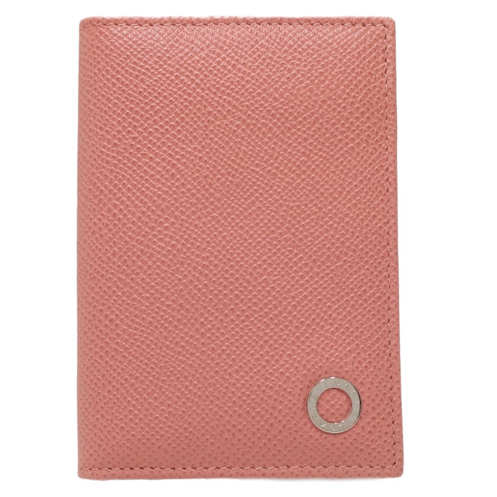 Bvlgari Grain Calf Leather Card Case