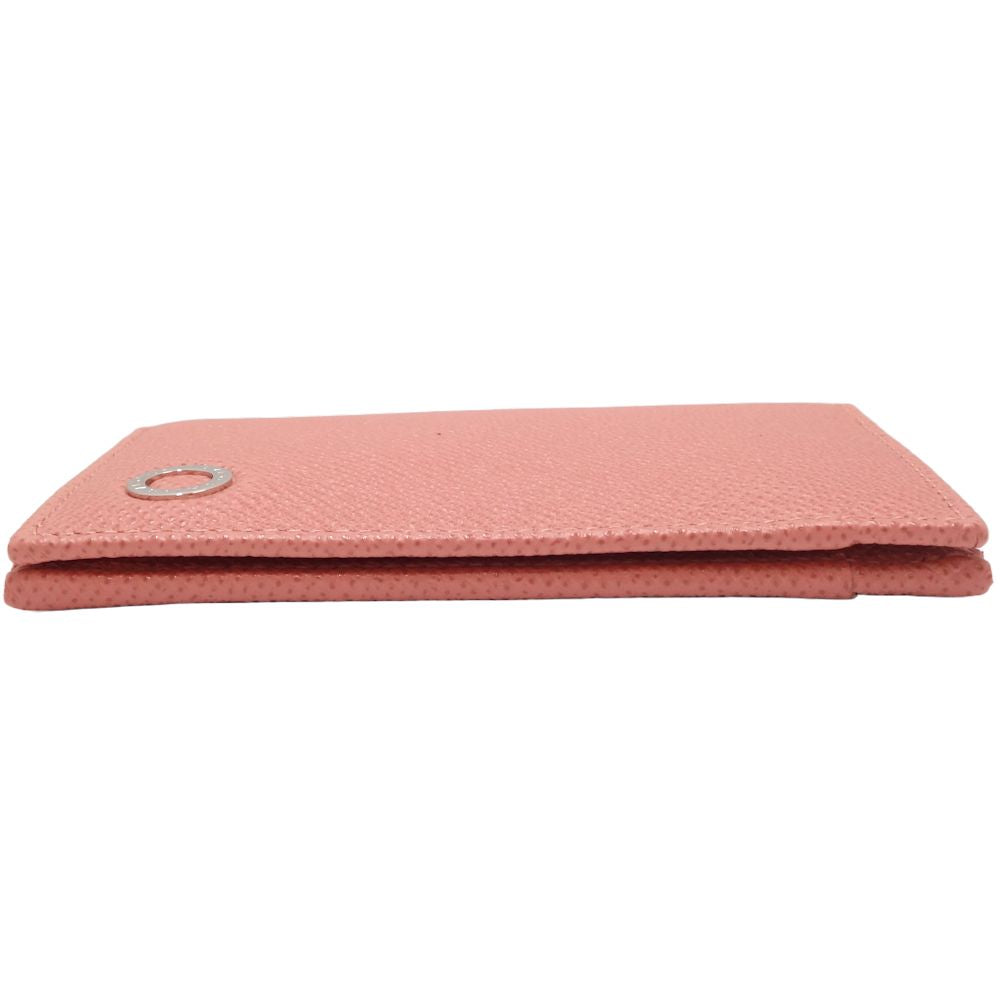 Bvlgari Grain Calf Leather Card Case