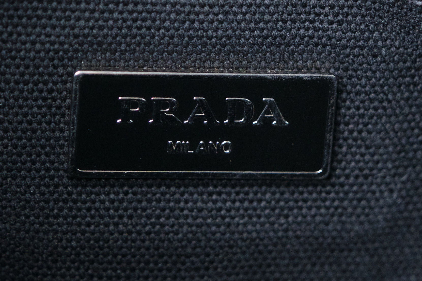 Prada Canapa Leopard Print Tote Bag Canvas Tote Bag in Very Good Condition