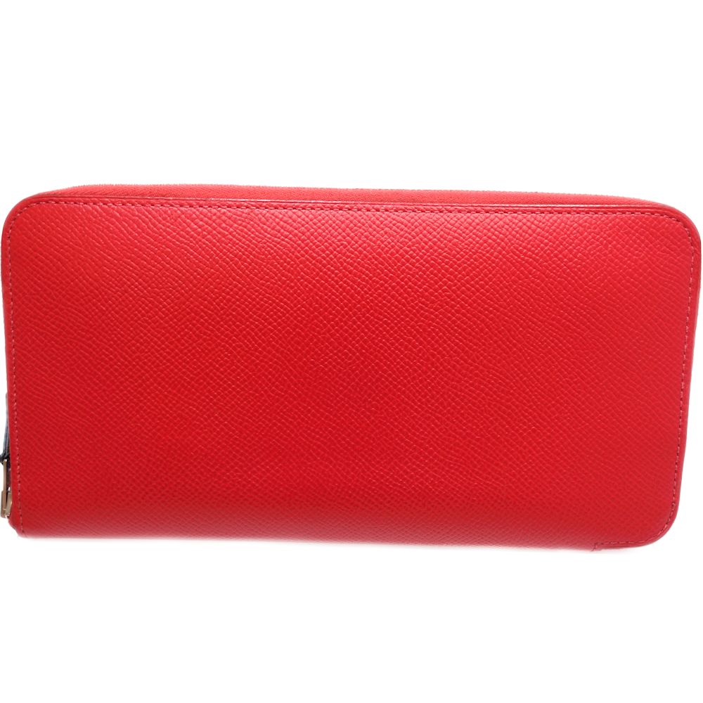 Hermes Azap Long Silk'in Wallet Red