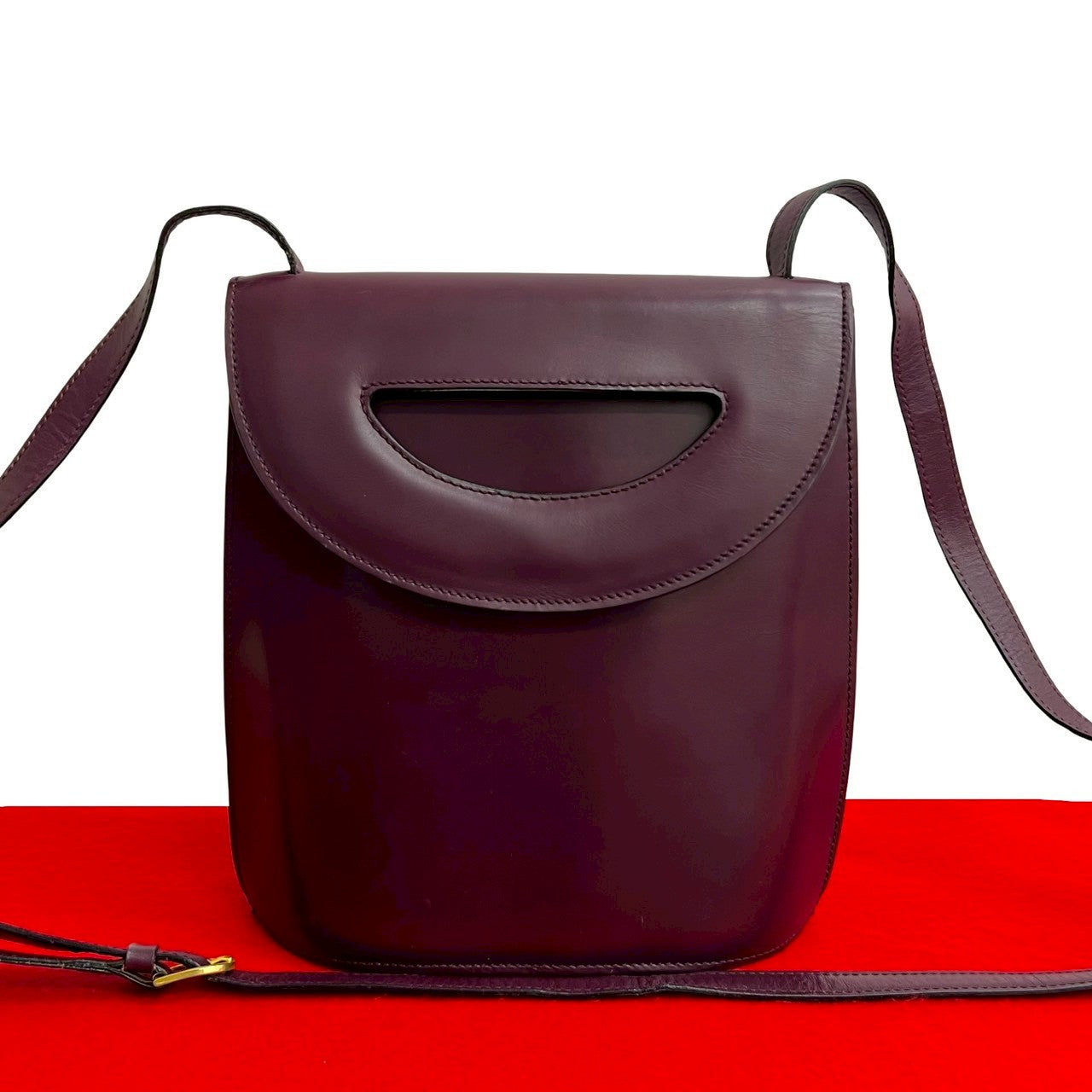 CELINE Vintage Calf Leather Mini Shoulder Bag