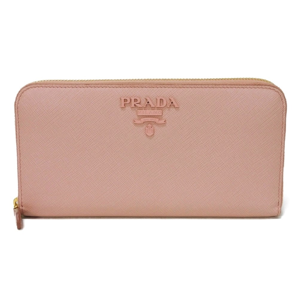 Prada Saffiano Leather Zip Wallet