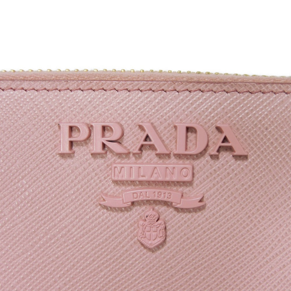 Prada Saffiano Leather Zip Wallet