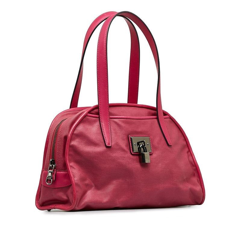 Loewe Nylon Handbag Canvas Handbag in Good condition