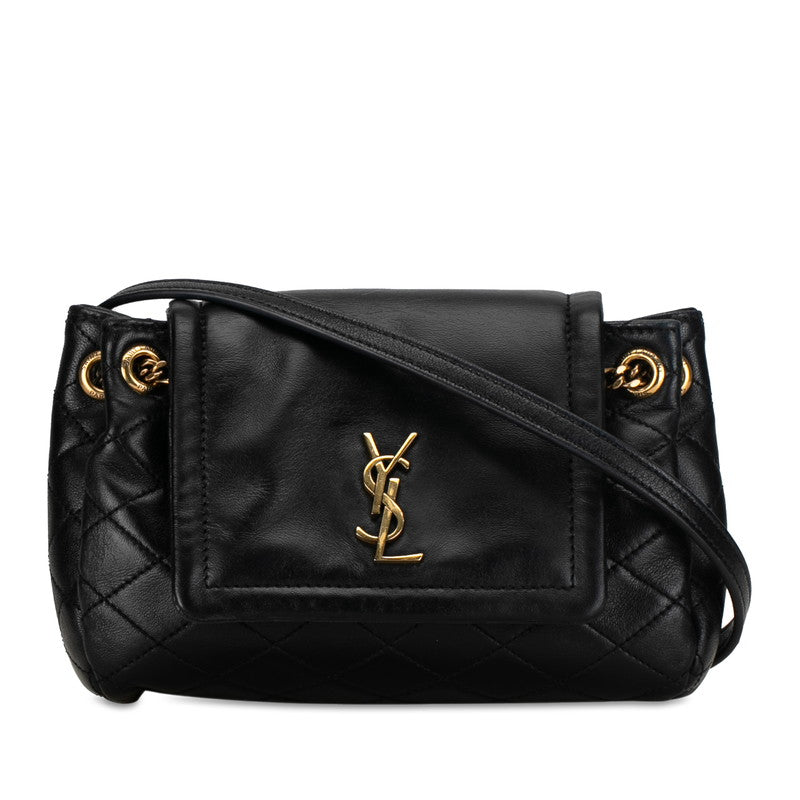 Yves Saint Laurent Leather Mini Nolita Shoulder Bag Leather Shoulder Bag 672738 in Good condition